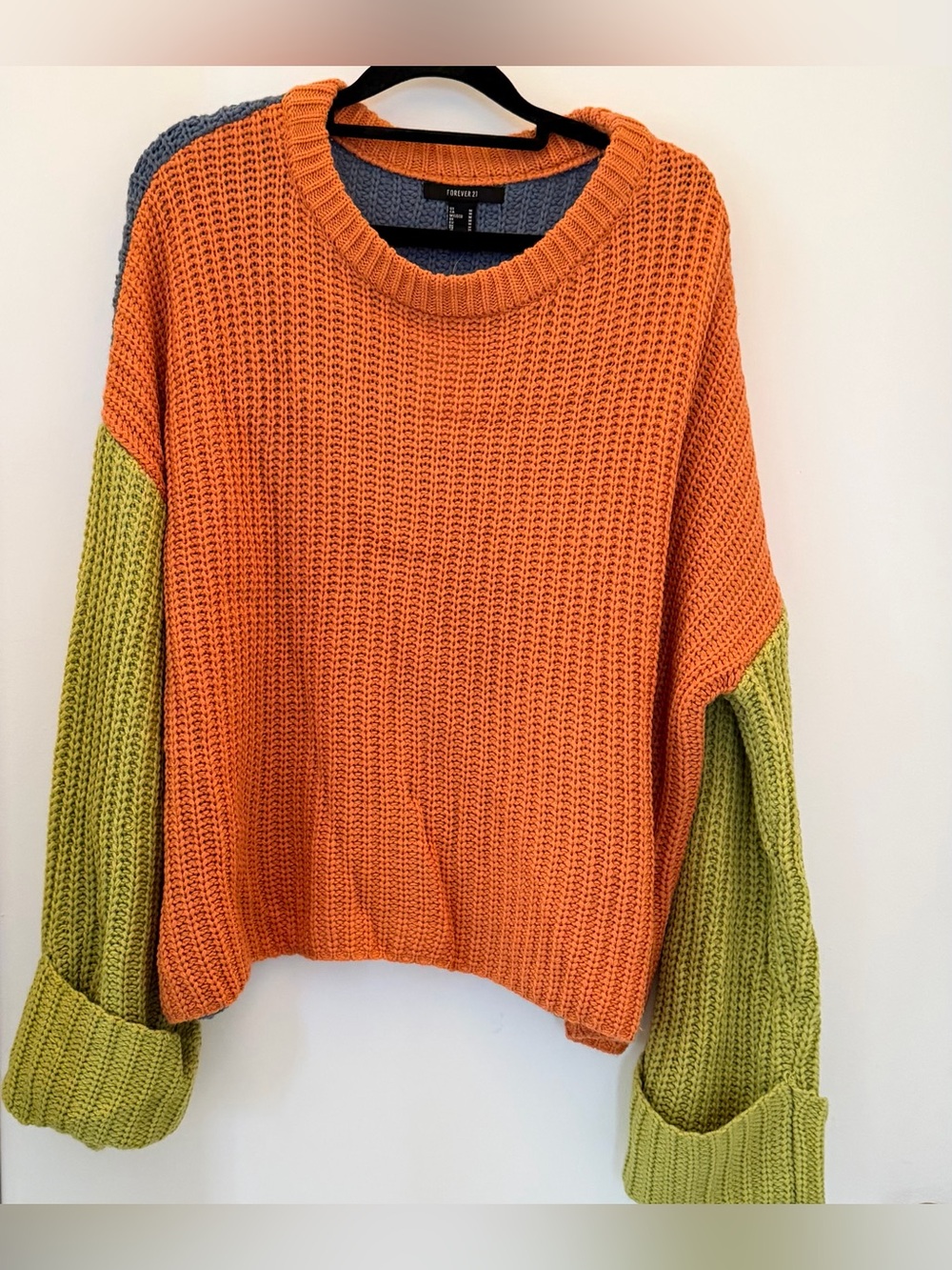 NWT- Forever 21 Colorblock Sweater
